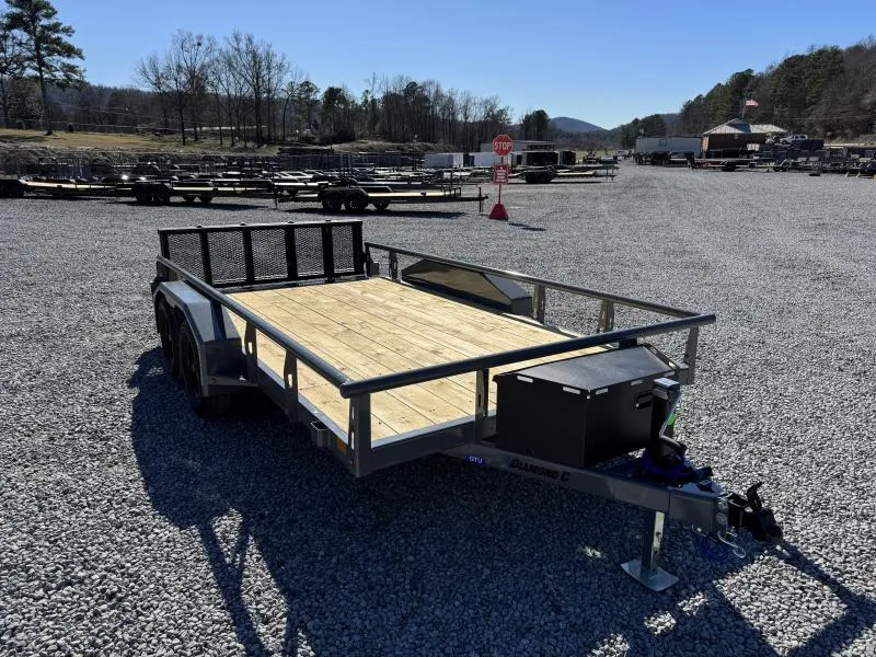 2026 Diamond C Trailers GTU235 7×14 Tandem Utility